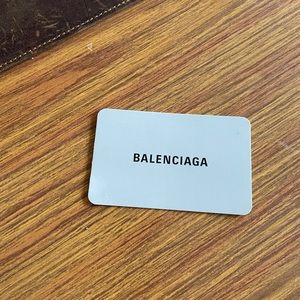 Balenciaga gift card $495 value